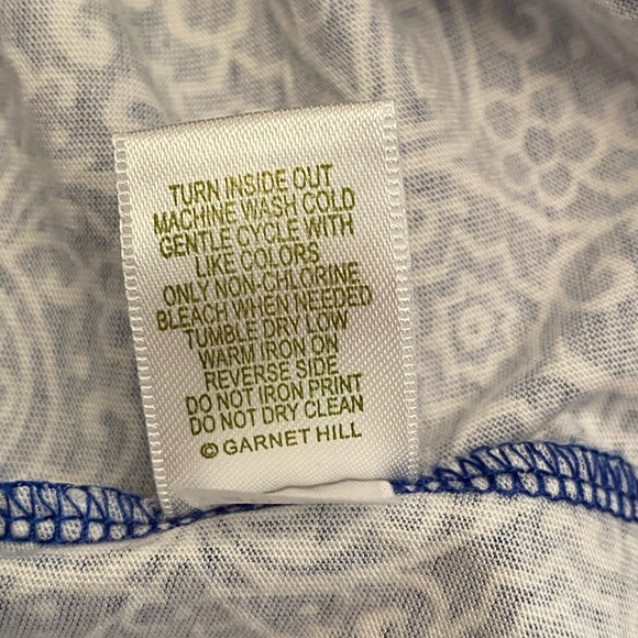 Garnet Hill Blue & White Maxi Dress ☀️ - Picture 9 of 13